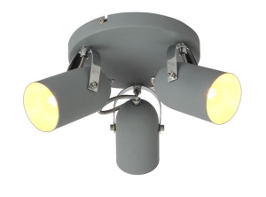 Gray Plafon 3x40w E14 Szary