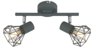 Verve Listwa 2x40w E14 Matowy Szary