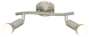 Arc Listwa 2x40w E14 Satyna Nikiel