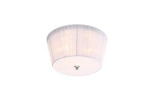 Camea Plafon 3x40w G9 + 3w Led Z Abażurem Biały