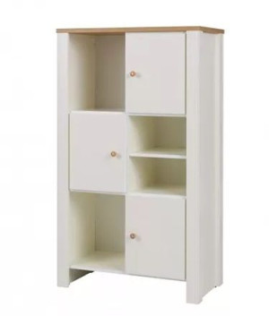 Komoda 81cm Dąb Złoty / Crem BERGIO 3