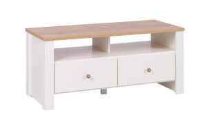 Szafka RTV 112cm Dąb Złoty / Krem BERGIO 15