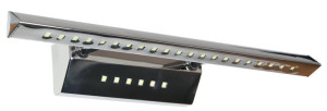 Forte Led 3 Kinkiet 7w Led Rurka Trójkątna Z Wyłącznikiem Chrom
