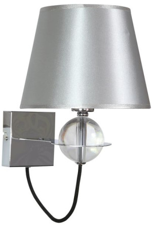 Tesoro Kinkiet 1x40w E14 Srebrny