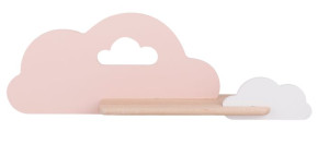 Cloud Lampa Kinkiet Ścienny 5w Led Iq Kids Różowy+biały