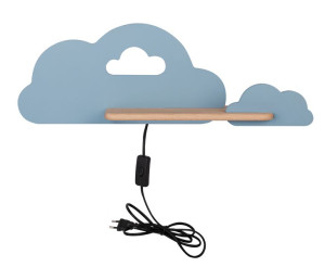 Cloud Lampa Kinkiet Ścienny 5w Led Iq Kids Z Przewodem Z Wł. I Wtyczką Nieb