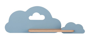 Cloud Lampa Kinkiet Ścienny 5w Led Iq Kids Niebieski