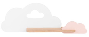 Cloud Lampa Kinkiet Ścienny 5w Led Iq Kids Biały+różowy