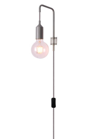 Laren Lampa Kinkiet 1x40w E27 Szary