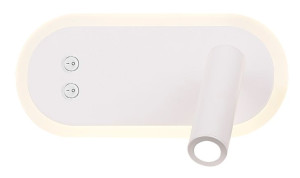 Miracle Lampa Kinkiet 6w+3w Led Biały