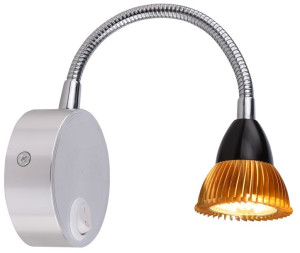 Dino Kinkiet 3w Led Chrom/aluminium Złoty