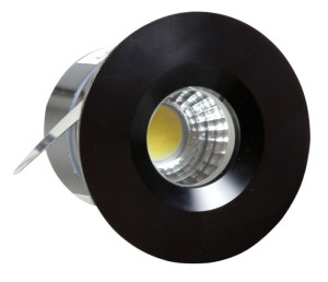Sh-14 Bk 3w Led 230v Czarny Oprawa Hermetyczna Okrągła Ip65