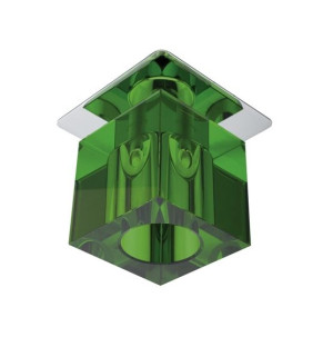 Sk-19 Ch/gr G4 Chrom Opr. Strop. Stała Kryształ 20w G4 Zielona