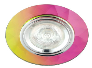 Ss-11 Ch/mix Mr16 Chrom Opr. Strop. Stała Okrągła Szkło Mix Color