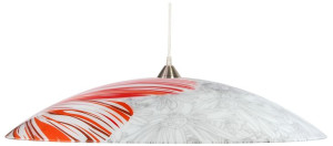 Spring Zwis 40 1x60w E27 Czerwony