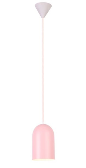 Oss Lampa Wisząca 1x40w E27 Różowy