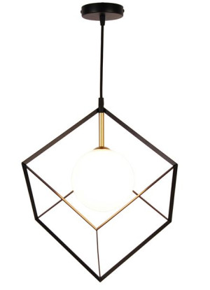 Weert Lampa Wisząca 1x28w G9 Czarny, Złoty