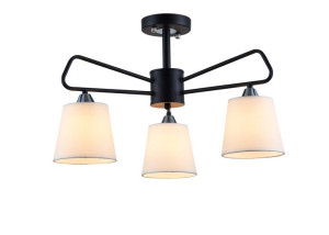 Morley Żyrandol 3x60w E14 Czarny