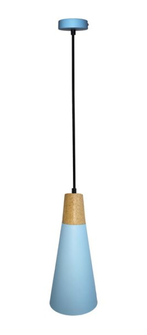 Faro Lampa Wisząca 1x40w E27 Niebieski