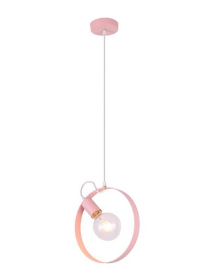 Nexo Lampa Wisząca 1x40w E27 Rózówy