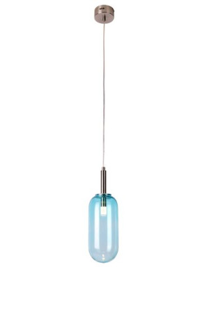 Fiuggi Lampa Wisząca 1x6w Led Niebieski