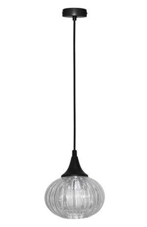 Exeter Lampa Wisząca 1x40w E14 Czarny