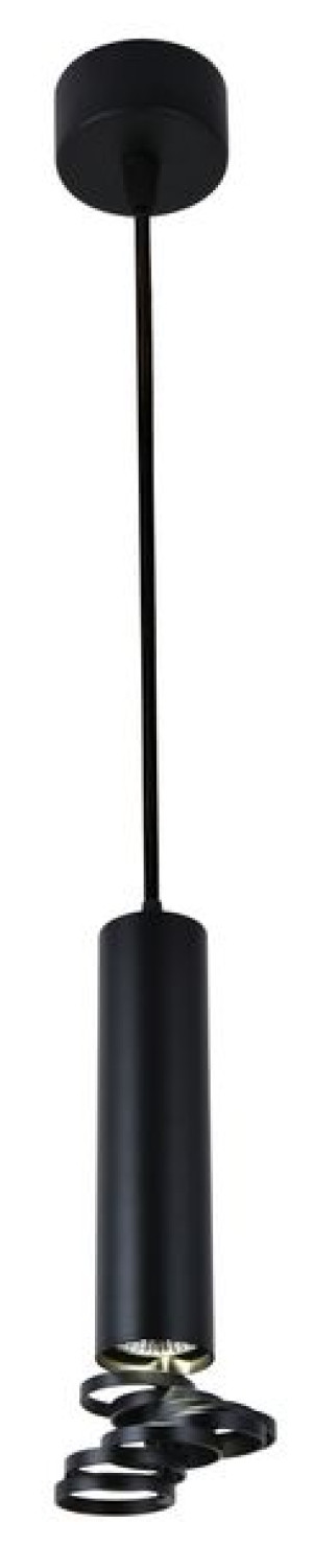 Tuba Lampa Wisząca 1x50w Gu10 6/30 Czarny