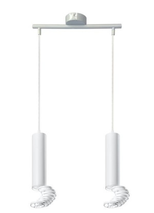 Tuba Lampa Wisząca 2x50w Gu10 6/30 Biały