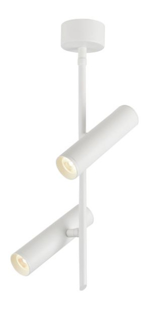 Tuba Lampa Wisząca 2x5w Led Biały 4000k