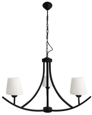 Londyn Zwis 3x60w E27 Czarny