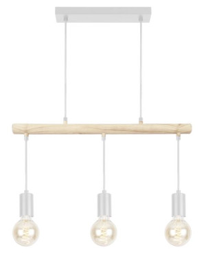Izzy Lampa Wisząca 3x60w E27 Biały