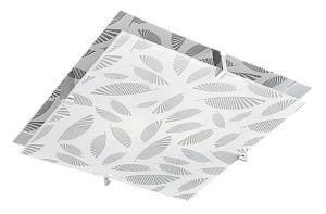Fikus Plafon 36x36 2x60w E27 Chrom