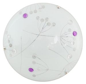 Floral Plafon 30 1x10w Led 3000k Fiolet