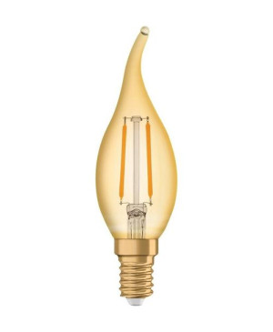 Żarówka Led E14 1,5w 120lm 2400k Vintage Ba12 Świeca Osram