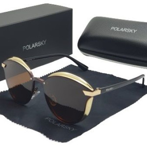 Okulary Damskie Polaryzacja Etui Modne Polarsky