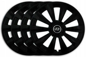 KOŁPAKI 13 HYUNDAI i10 i20 Accent Pony CZARNE DLC