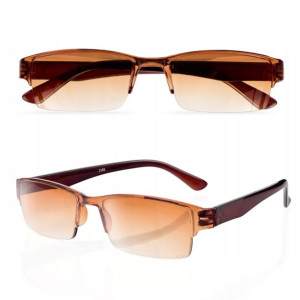 Okulary AMBER korekcyjne słoneczne +3,5, OK-AMBR+3,5