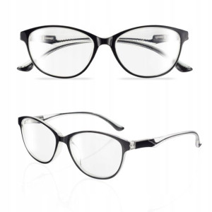 Okulary BABI system flex korekcyjne czarne +2, OK-BABI-CZRN+2