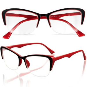 Okulary CATZYL Damskie Kocie Flex Etui Minus -2,5