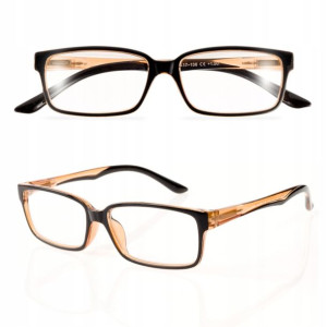 Okulary MOTYLKI kolorowe flex +3, OK-MTLK-ZLT+3