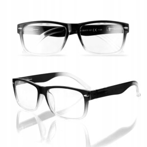 Okulary SOLID flex korekcyjne solidne +1,5, OK-SLD-CZRN+1,5