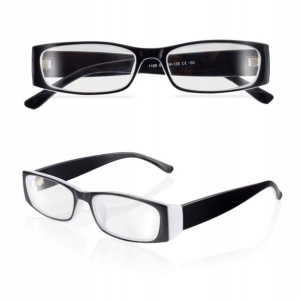 Okulary YOUNG modne kolory korekcyjne +1, OK-YNG-BIAL+1