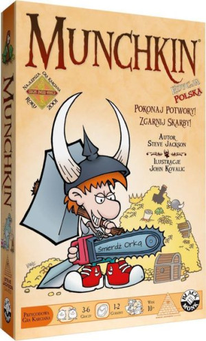 MUNCHKIN FANTASY PODSTAWA Gra karciana planszowa