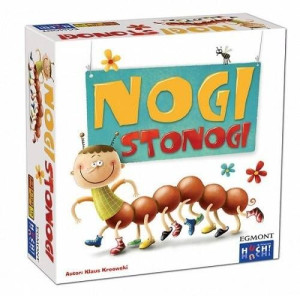 NOGI STONOGI gra planszowa kolory liczenie wiek 4+