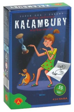 KALAMBURY Towarzyska rodzinna gra planszowa MINI