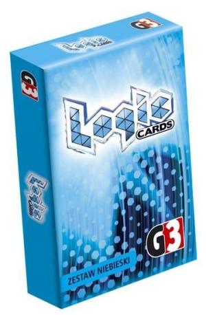 Logic Cards niebieskie rozwija myślenie matematyczne