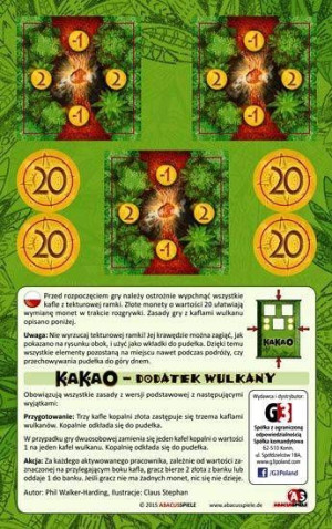 KAKAO gra: dodatek WULKANY (rozszerzenie do gry)