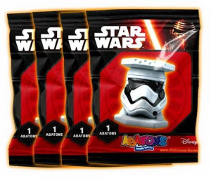 4szt Gra Figurki STAR WARS 4 SASZETKI (4 Abatons)