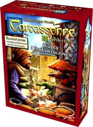 CARCASSONNE Kupcy i Budowniczowie gra ROZSZERZENIE