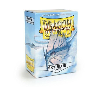 Protektory MATOWE Sky Blue 100 szt Dragon Shield koszulki MtG